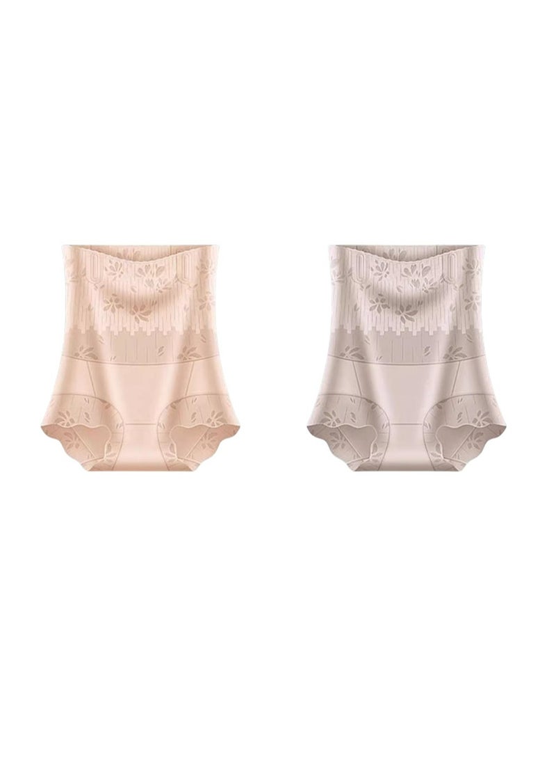 KUYING High Waisted Anti Glare Postpartum Waist Cinching And Hip Lifting Safety Pants For Body Shaping Set Of 2 - Image 1
