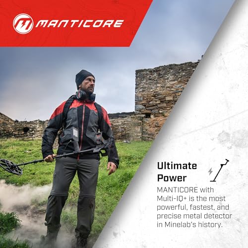 MINELAB MANTICORE High-Power Multi-IQ+ Waterproof Professional Metal Detector Bundle for Adults with Advanced Target ID — Includes 8", 11" and 15" Double-D Coils for Low, Medium and High Depth - Image 3