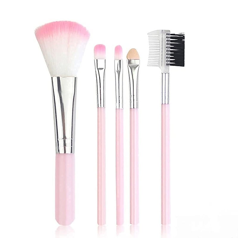 Womens and Girls TYA Fashion 6155 Multicolour Makeup Kit with 5 Pink Makeup Brushes Set and 6in1 Beauty Makeup Sponges Pack of 12 - Image 3