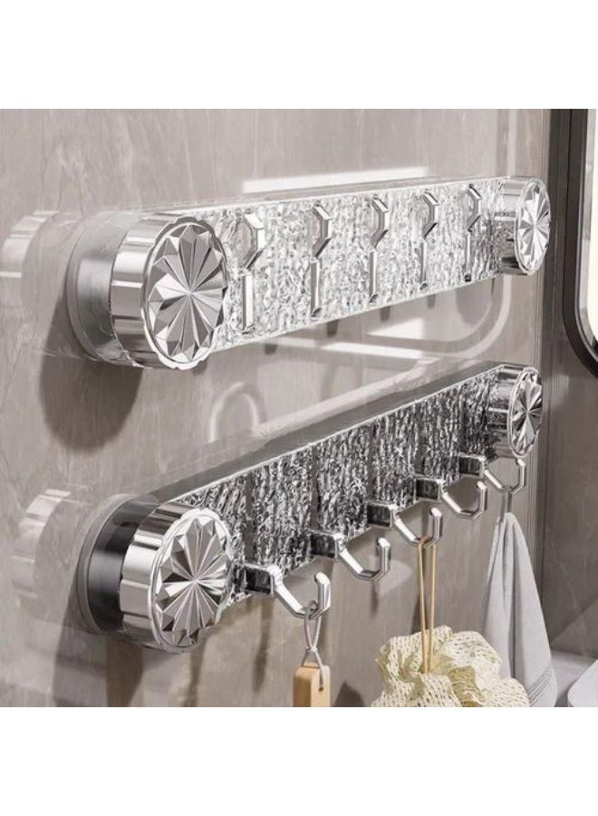 Acrylic Suction Hanger - Clear Acrylic Hanger - Kitchen Organization Solutions - Image 1