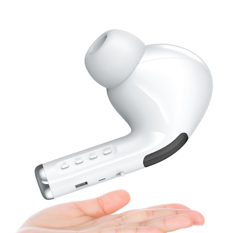 Coby True Wireless Speaker Portable EarbudShaped Bluetooth Speaker with Builtin Microphone and FM Radio Rechargeable Battery Micro USB Port TF Card Compatible 6Hour Playtime 416