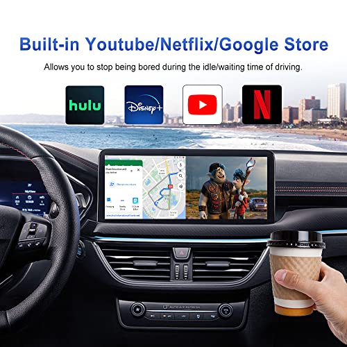 CarlinKit 8+128G - Wireless CarPlay&Android Auto Adapter,CarPlay Ai Box for car Wired CarPlay,8-Core,Bulit-in GPS,Ultra-Thin,Android 13.0 System,Dual Bluetooth,SIM&TF Card etc - Image 5