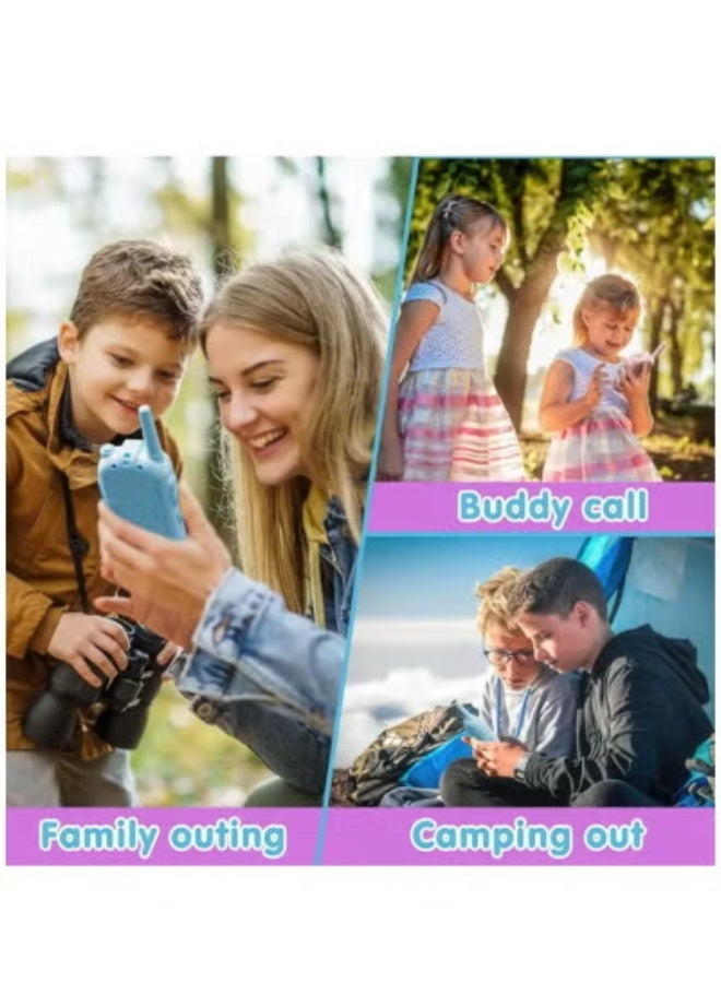 Eworld Kids Toy Video Walky Talky 2 Pack, HD Camera & Voice Changer, Rechargeable Long Range Communication Toy for Boys & Girls Ages 3–8, Outdoor Play & Gift Set - Image 5