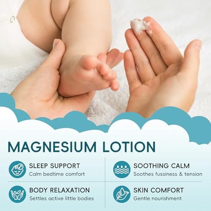 FullMeet Magnesium Cream for Kids, Soothes Anxiety & Relaxation with Chamomile, Aloe Vera, Shea Butter, Magnesium Cream for Sleep, Safe for Kids（4 oz） - Image 4