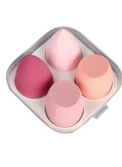 OASIS-TH Makeup Sponge Powder Puff Dry & Wet Combined Beauty Cosmetic Ball Foundation Powder Puff  With Box (Pack of 4)Random colour  - Image 1