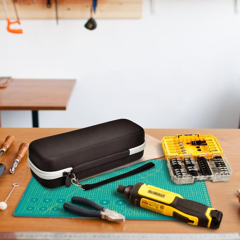 GWCASE Case Compatible with DEWALT 8V MAX Cordless for Screwdriver Kit DCF680N2 DCF682N1 Electric for Screwdriver Storage Holder with Mesh Pocket Fits for Dewalt Drill Tools  Battery Pack Box Only - Image 4