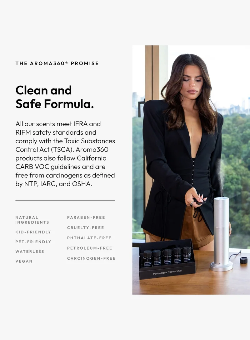 AROMA360 November Rain Pro-Pod Oil Blend - Hotel Inspired for Luxury Essential Oil Diffusers - Aromatherapy Scent Diffuser Oil - Grapefruit, Orange, and Jasmine