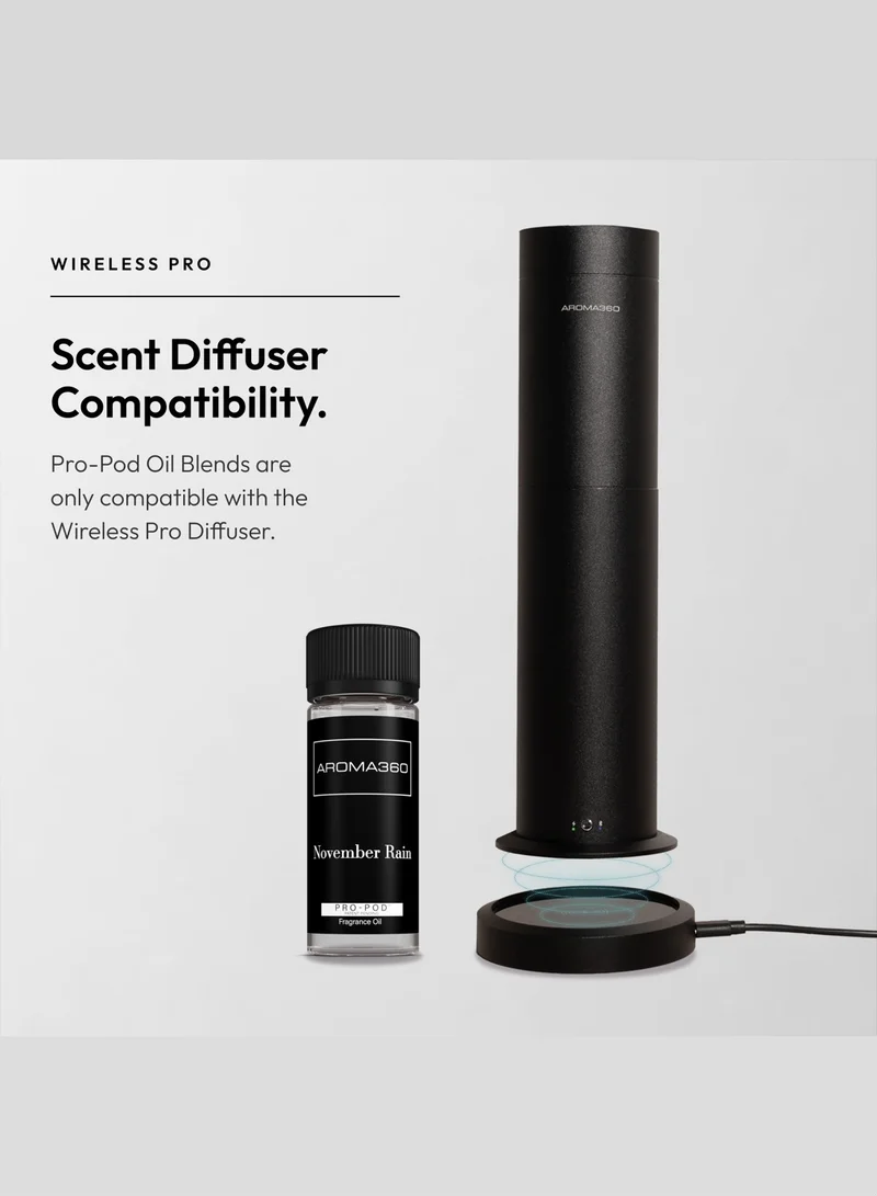 AROMA360 November Rain Pro-Pod Oil Blend - Hotel Inspired for Luxury Essential Oil Diffusers - Aromatherapy Scent Diffuser Oil - Grapefruit, Orange, and Jasmine