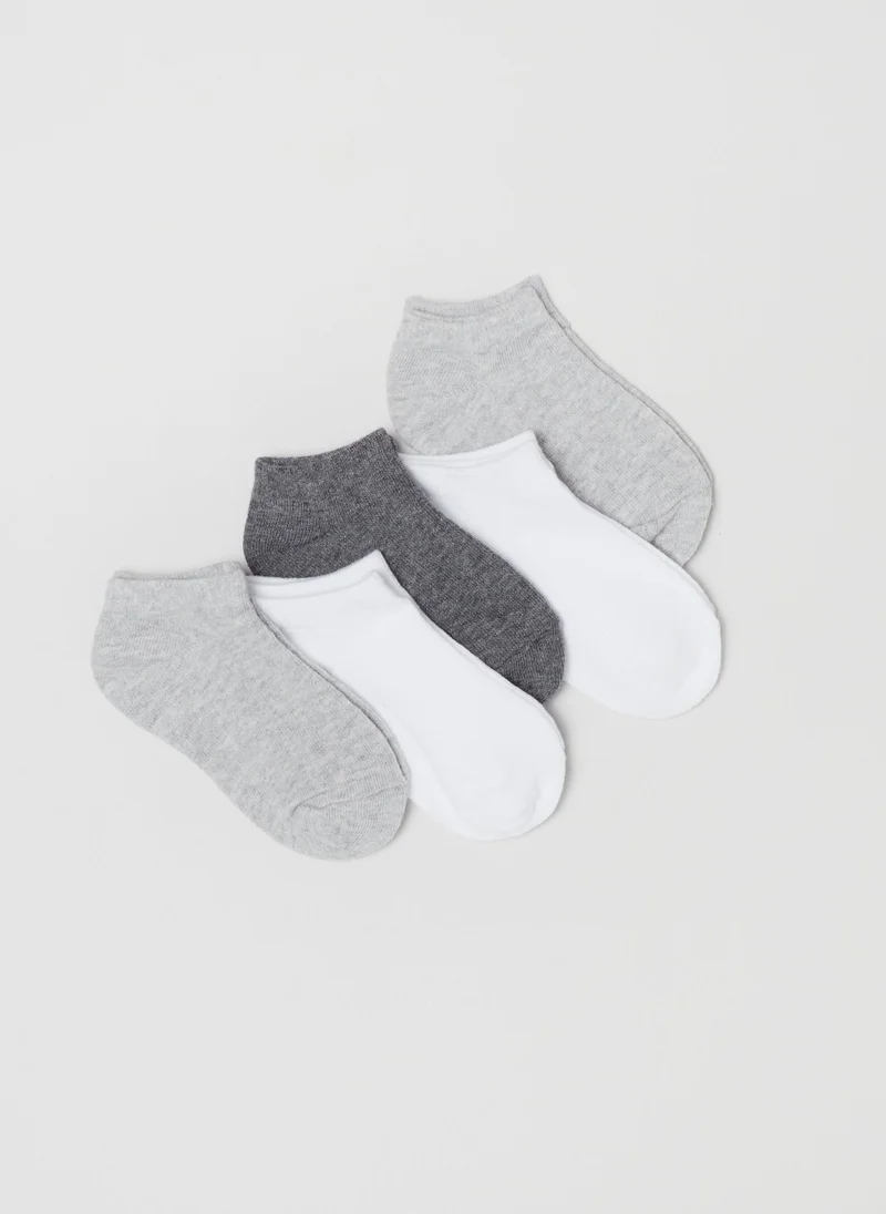 Ovs OVS Kid Boys Five-Pair Pack Stretch Shoe Liners