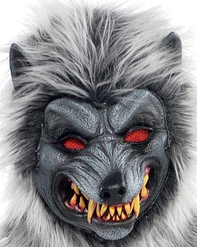 Amscan Hungry Howler Werewolf Costume for Kids, Large (12-14), with Plaid Shirt, Furry Mask and Gloves - Image 2