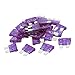 uxcell uxcell 30pcs Universal Medium Blade Style Fuse for Car Motorcycle Boat DC 5V-32V 3A Purple  - Image 2