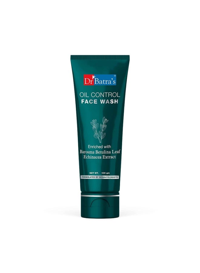 Dr Batra's Oil Control Face Wash Sulphate, Silicone & Soap Free (100g) - Image 1