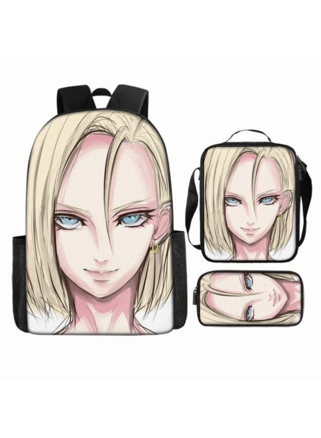 عام حقيبة ظهر مطبوعة عالمية مشتركة - مجموعة حقائب ظهر من ثلاث قطع (متوفرة للطلاب والأطفال والأصدقاء في النزهايات وتسلق الجبال وما إلى ذلك) - 96 - Image 2