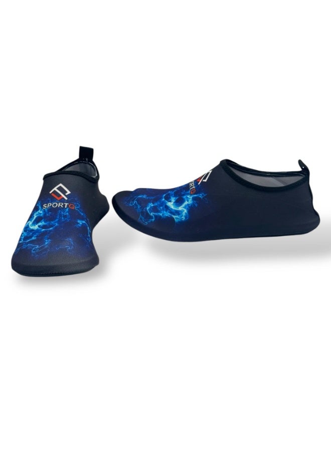 SportQ SportQ® Easy-to-Wear Beach Sandals for Kids, Men & Women Comfortable, Flexible Sole for Protection from Rocks and Hot Sand Quick-Drying Water Shoes for Swimming, Snorkeling, Surfing, Kayaking, Beach, Walking & Yoga  - Image 2