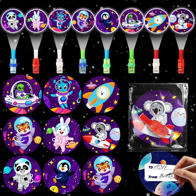 Batorisy 24Pack Valentines Day Gifts for Kids Classroom LED Finger Lights with Valentine Day Cards for Kids and Packing Bags LightUp Toys for School Classroom Exchanges Valentines Day Party Favors - Image 3