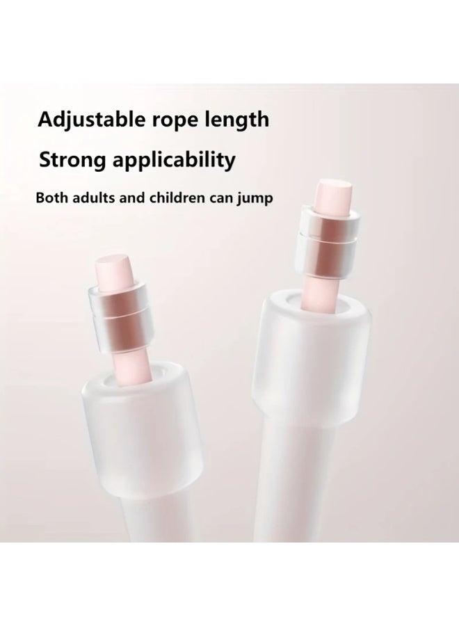 Goolsky High-Performance Racing Jump Rope with Transparent Handles, Rubber Material, Uncharged, for Exercise and Fitness -Pink - Image 2