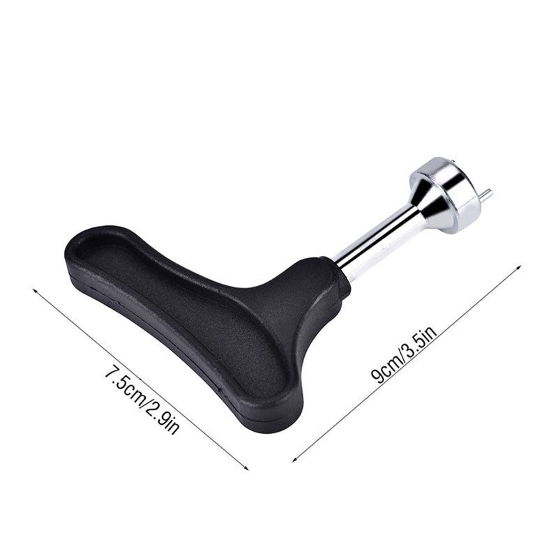 Dilwe Golf Cleat Wrench, Stainless Steel Multifunction Golf Shoes Cleat Wrench Golf Tool Accessory - Image 5