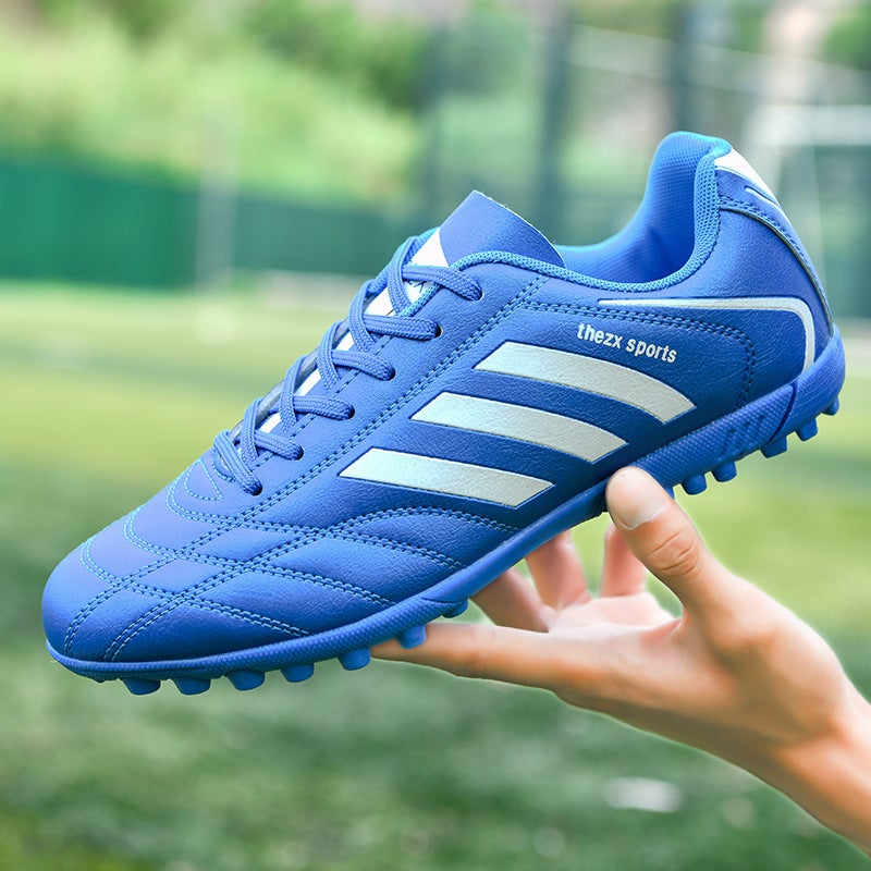 Children's Football Shoes with Short Studs - Anti-Slip Leather Training Shoes for Kids, TF Sole for  Grass - Image 2