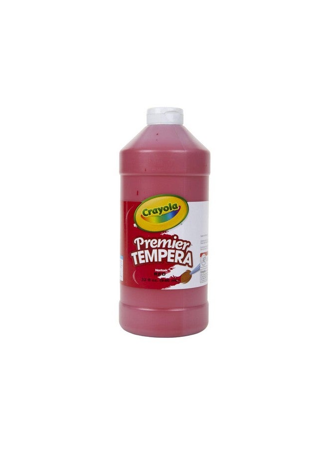 Crayola Premier Tempera Paint Red 32Oz. Size 1 Unit Quart - Image 2