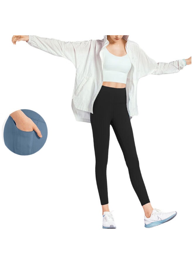 VFU Xingqing Yoga Pants For Women, High-Waisted Lifting, Running, Fitness, Sports Pants, High-Elasticity, Tight-Fitting Pants, Black, Xl - Image 2