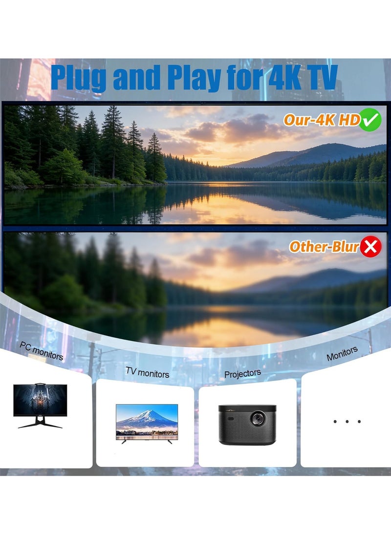 PHISMA 4K Smart Video Game Consoles,20,000 Games 64GB Retro Classic Gaming  2.4G Wireless Gamepads Controller (64G,20000+ Games) - Image 3