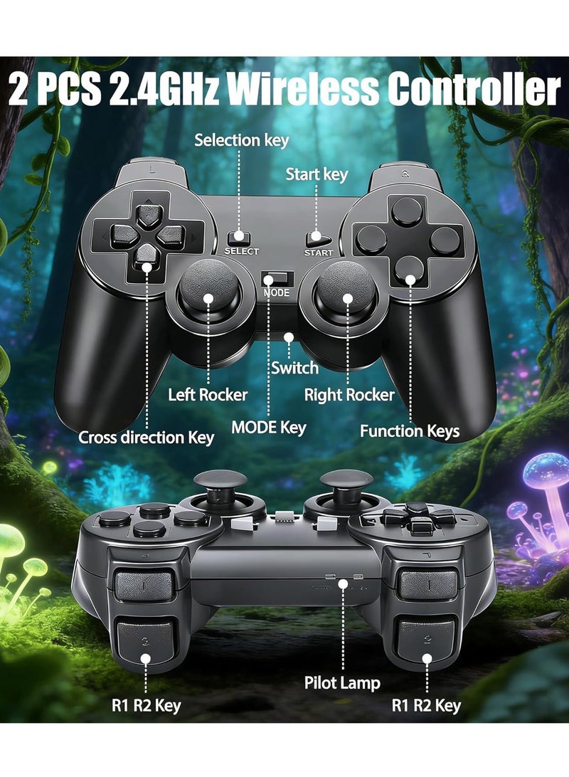 PHISMA 4K Smart Video Game Consoles,20,000 Games 64GB Retro Classic Gaming  2.4G Wireless Gamepads Controller (64G,20000+ Games) - Image 4