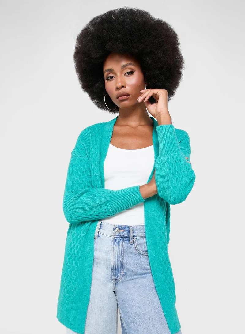 ELLA Cable Knit Cardigan
