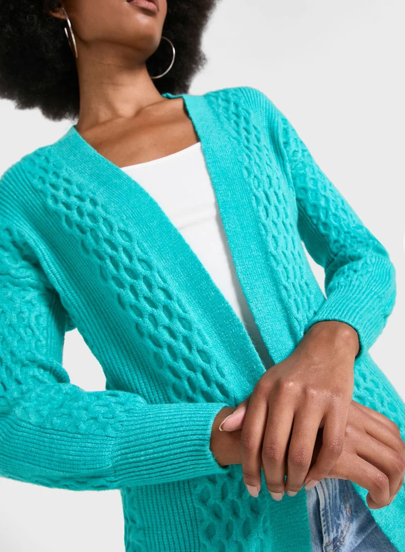 ELLA Cable Knit Cardigan