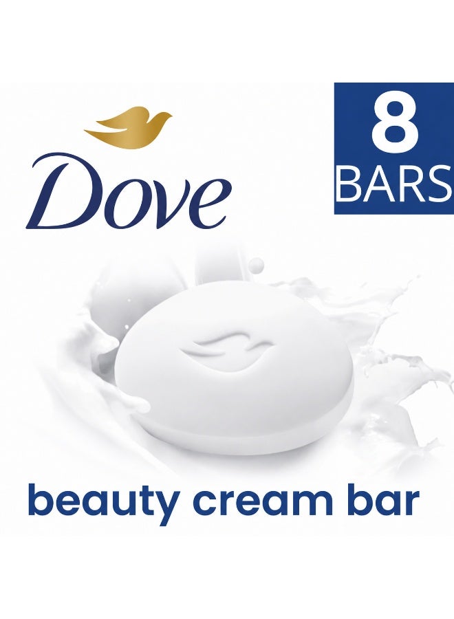 Dove Beauty Cream Soap Bar Original 90g - 8PC - Image 1