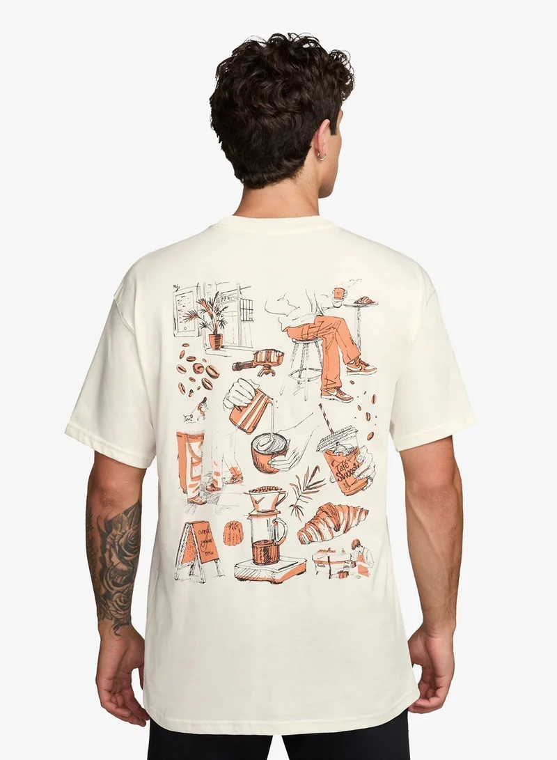 Nike Nsw Café Swoosh Illustration Loose T-Shirt