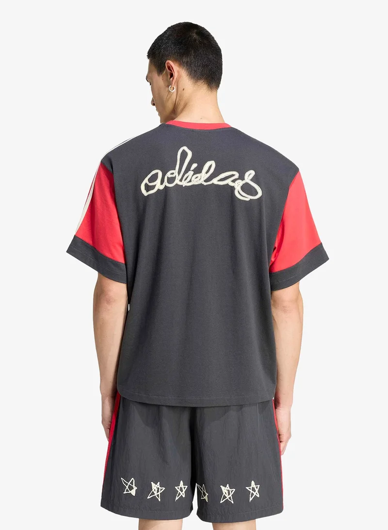 اديداس اوريجينالز تيشيرت برسومات مضلعة