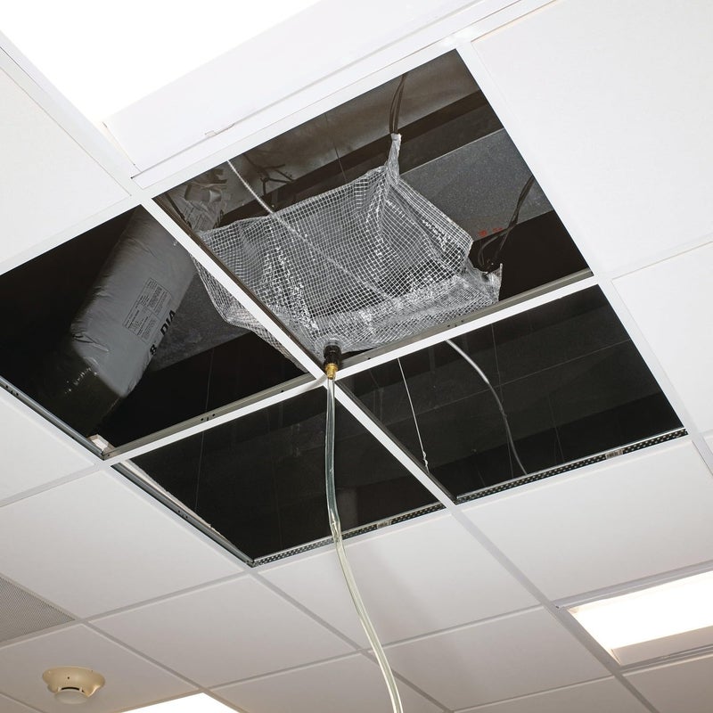 PIG Roof Leak Diverter Tarp - 2.5' x 2.5' - Clear - TLS552-CL - Image 2