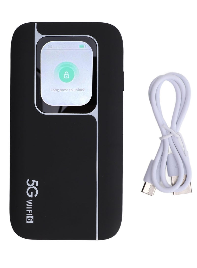 5G WiFi Mobile Hotspot High Speed Hotspot Router Connects Up to 16 Devices Portable Travel WiFi Device with 2.01 Inch Screen  - Image 1