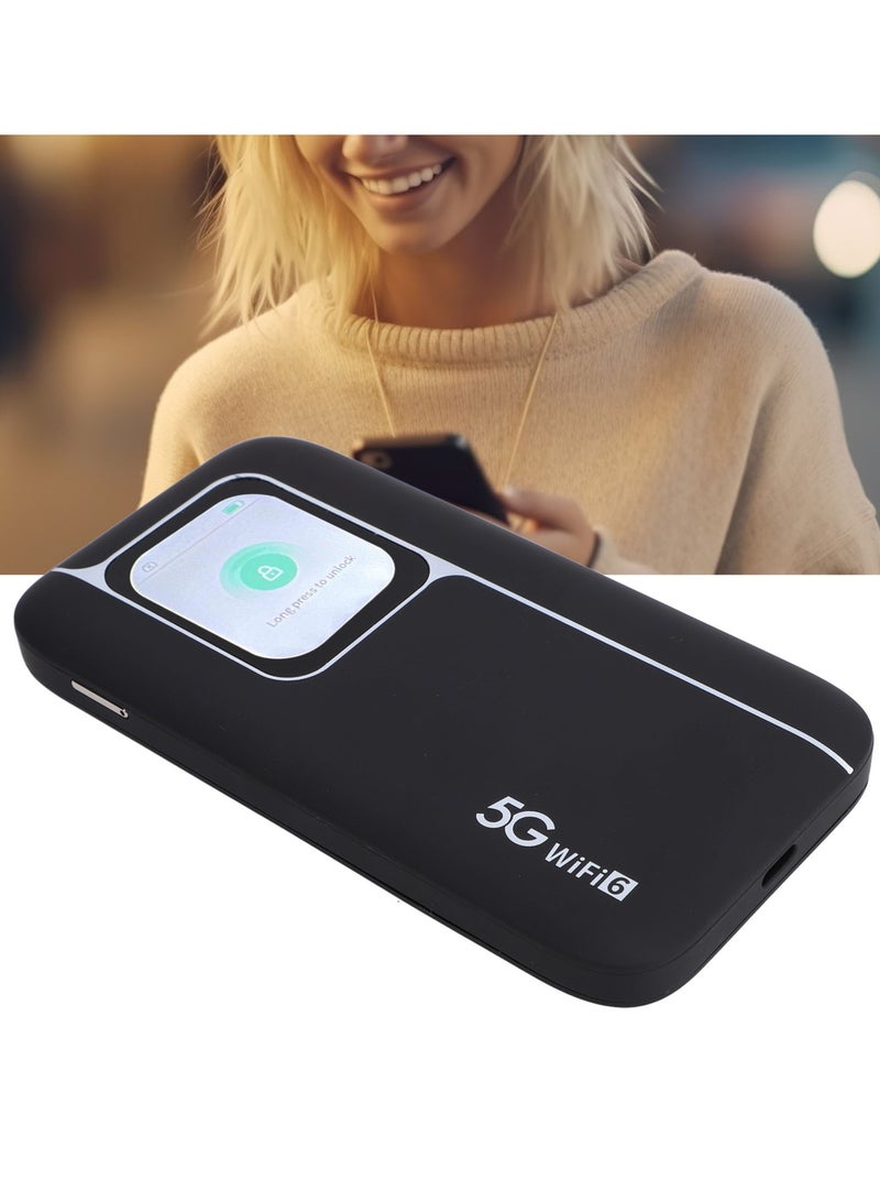 5G WiFi Mobile Hotspot High Speed Hotspot Router Connects Up to 16 Devices Portable Travel WiFi Device with 2.01 Inch Screen  - Image 2