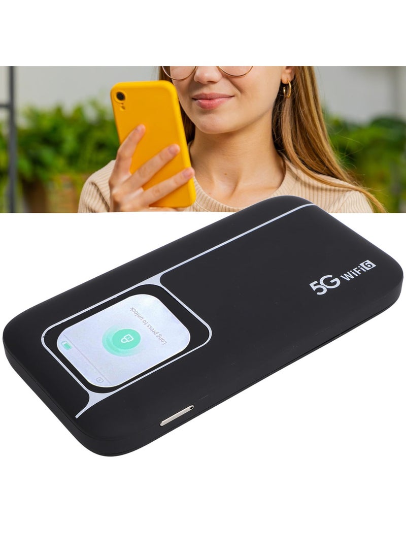 5G WiFi Mobile Hotspot High Speed Hotspot Router Connects Up to 16 Devices Portable Travel WiFi Device with 2.01 Inch Screen  - Image 3