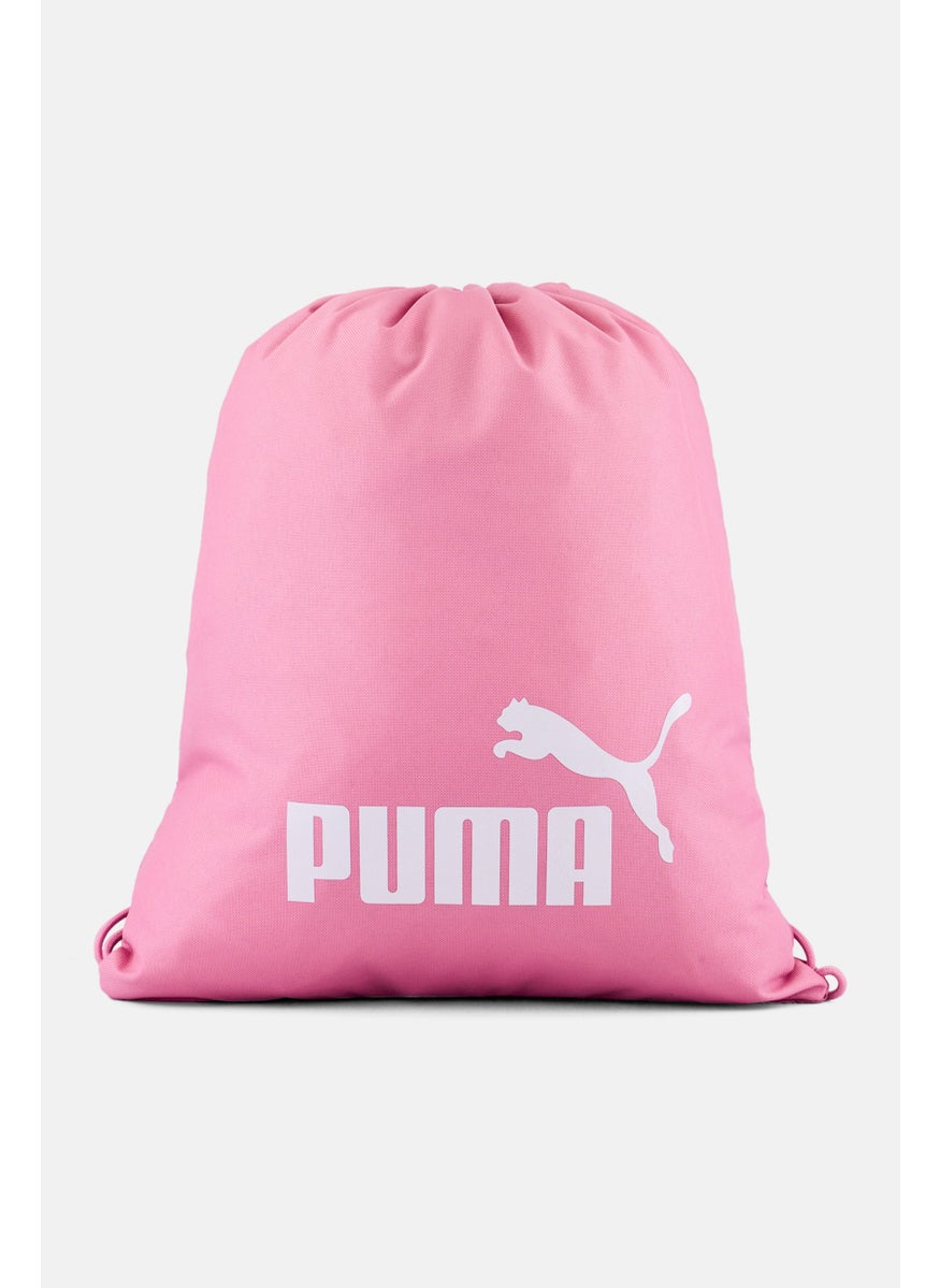 PUMA Women Brand Logo Gym Bag 43 H x 35 L x 1 W cm, Pink  - Image 1