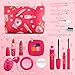Woumserta Toddler Girl Toys Pretend Makeup Kit for Girls 35 Kids Play Makeup Set for Kids 35 46 Toddler Makeup Kit with Fake Makeup Set Car Key Make up Toy for Age 3 4 5 Year Old Girl Gifts - Image 3