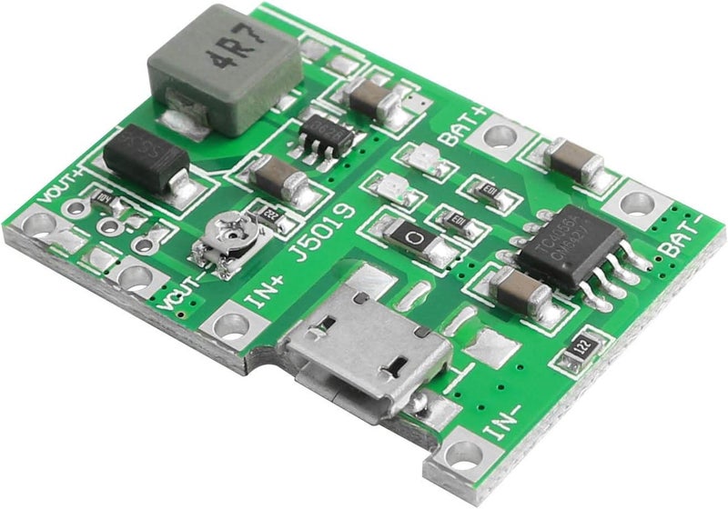 كلاراكو وحدة تصعيد الشحن والتفريغ المتكاملة من كلاركو 3.7 فولت 4.2 فولت إلى 9 فولت 5 فولت 2 أمبير، وحدة تصعيد الشحن والتفريغ المتكاملة القابلة للتعديل لبطارية الليثيوم 18650 - Image 3