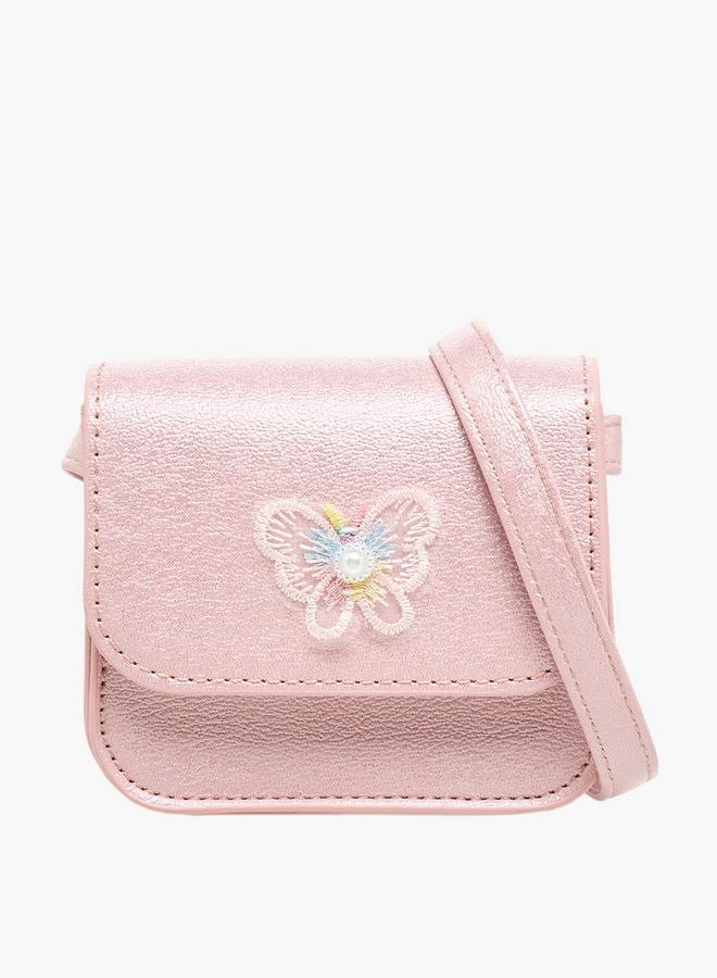 فلورا بيلا من شو إكسبرس حقيبة فلورا بيلا كروس بودي بفراشة مزينة بحزام سلسلة من مجموعة رمضان - Image 1