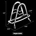 BOMANSI BOMS Cutting Board Rack Holder Stand 304 Stainless Steel Chopping Board Organizer Pan Rack with Stable Triangle Design Stainless Steel Cutting Board Hold for Countertop Space Saving - Image 2