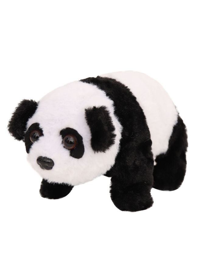 Electric Dog Plush Simulation Robot Dog 1-3 Puppy Kitten Stall Children's Toys Electronic Pet Stall Wholesale-Color:Panda  - Image 1