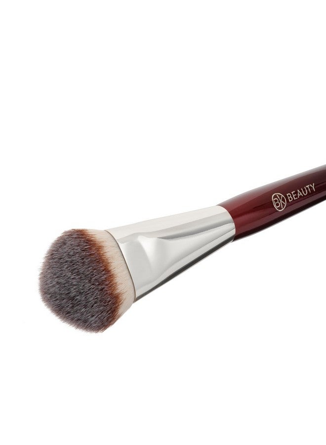 BK BEAUTY BRUSHES - 109 MINI CONTOURED FOUNDATION - Face Brush for Liquid or Cream Foundations - Bronzer, Blush & Highlighter Makeup Brush - Image 2