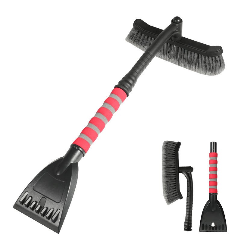 Deicing two-in-one detachable snow brush for car snow removal shovel glass snow removal frost shovel snow scraper snow scraper Dm-145 red 