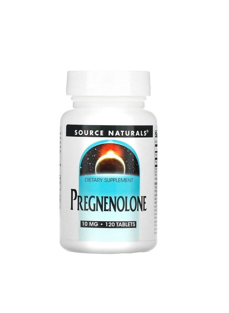 Source Naturals Pregnenolone 10 mg, 120 Tablets
