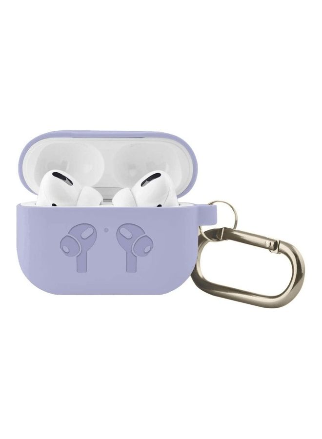 ICS Protective Case Cover with Clip for Apple AirPods Pro Purple