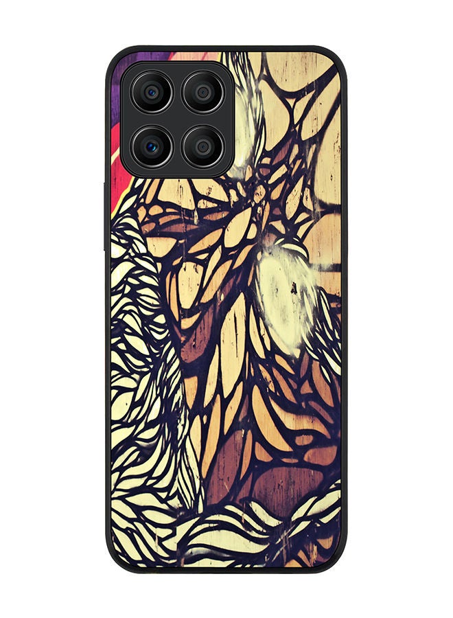 Stylizedd Rugged Black edge case for Honor X8 5G Slim fit Soft Case Flexible Rubber Edges Anti Drop TPU Gel Thin Cover - Wise Graffitti - Image 1
