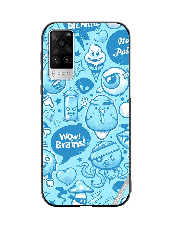 VR CREATIVE Protective Case Cover For Vivo X60 Pro Cold Street Art Design Multicolour - Image 1