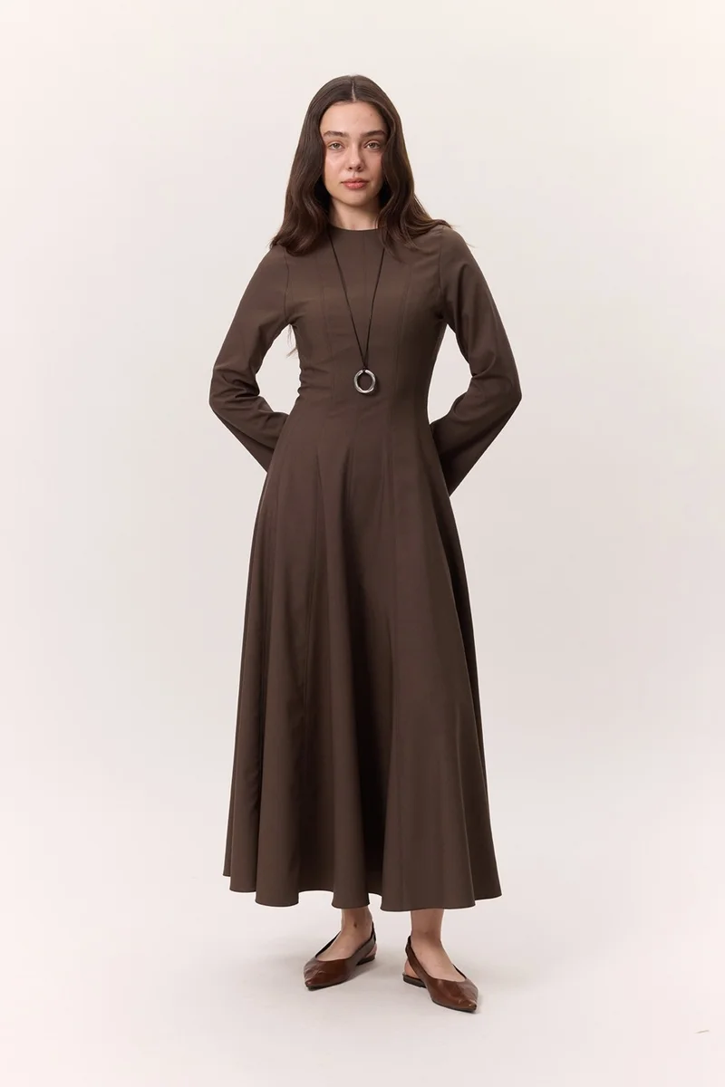 Manuka Panel Fitted Dress