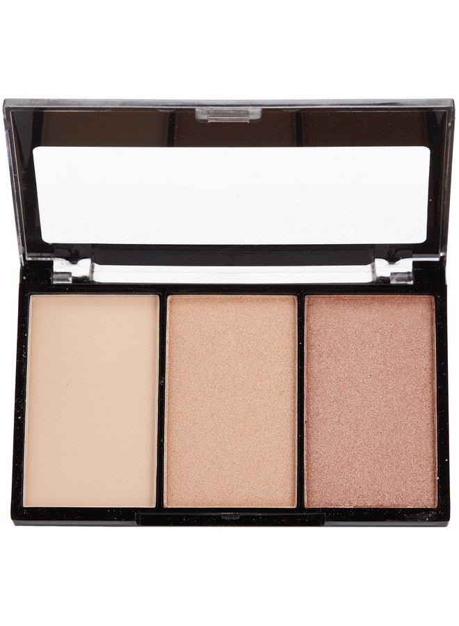 BYS Highlighting Trio Palette Illuminate 1 Matte And 2 Shimmering Shades Makeup Palette - Image 3