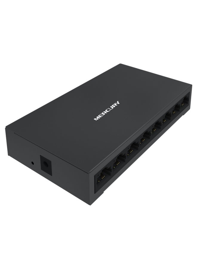 Mercury S108d, 8-port 100mbps Steel Shell Switch, Network Cable Splitter, Home And Dormitory Surveillance Engineering Distributor - Image 3